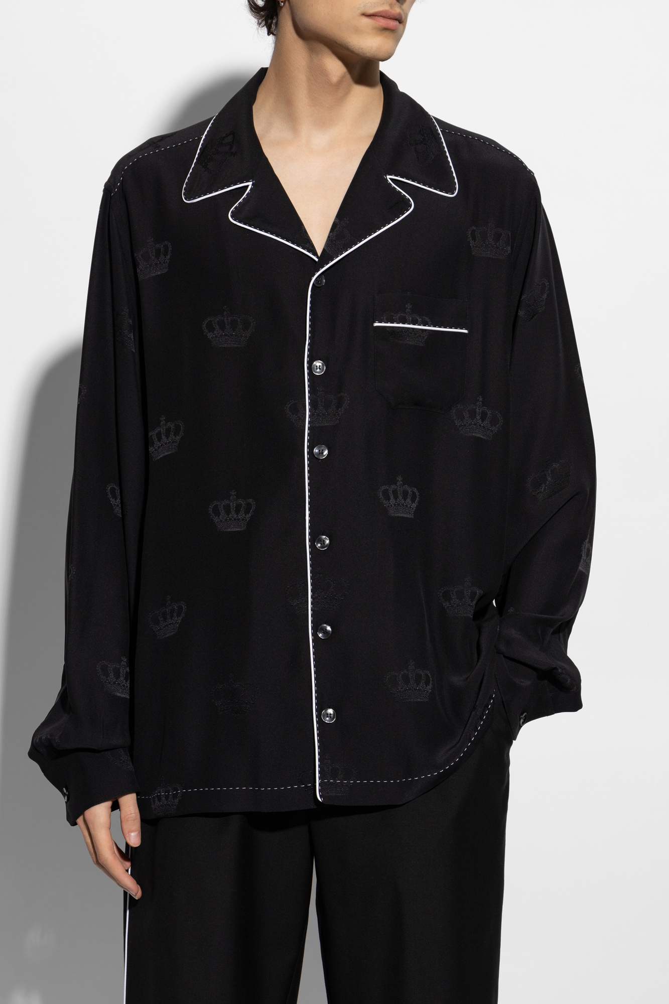 シルク★シャンタン★プリーツ★ワンピース★ DOLCE & GABBANA Men's Clothing | Dolce & Gabbana Carretto print shirt